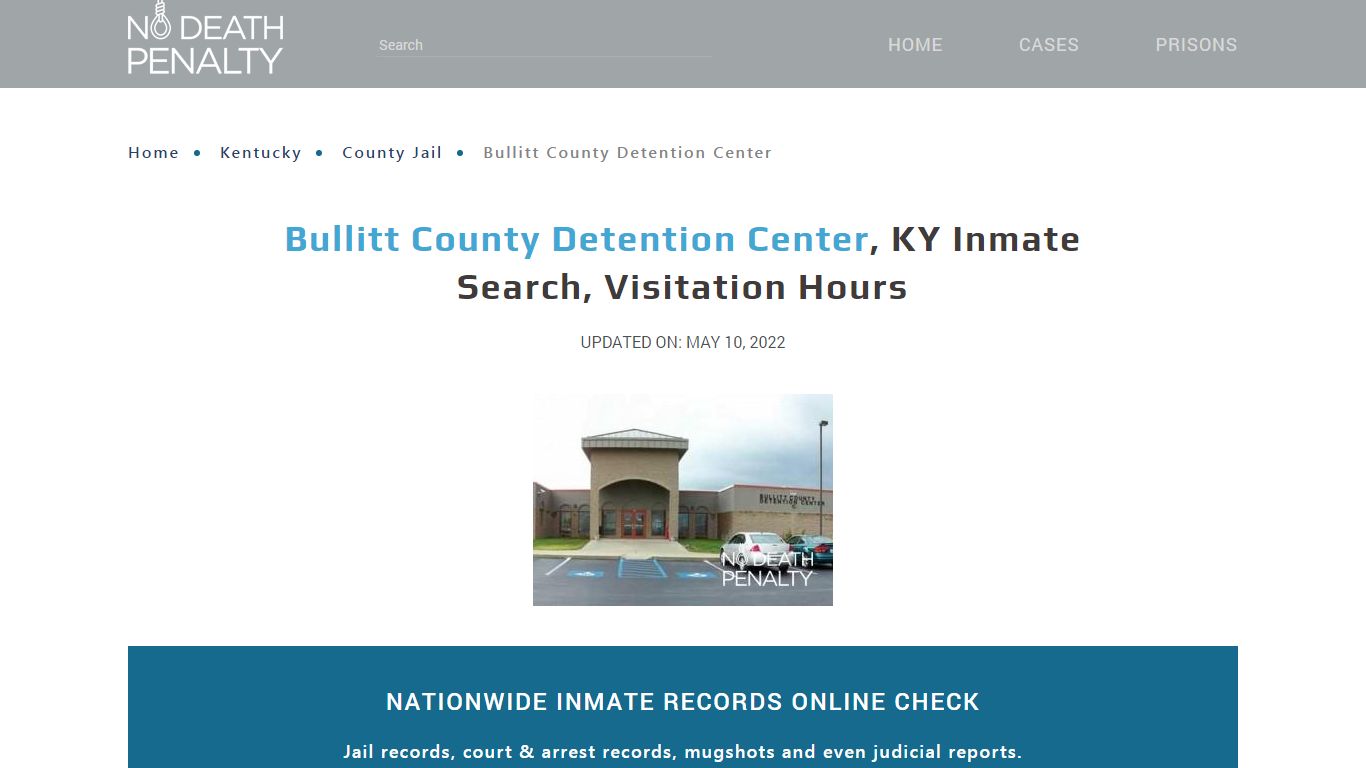 Bullitt County Detention Center, KY Inmate Search ...